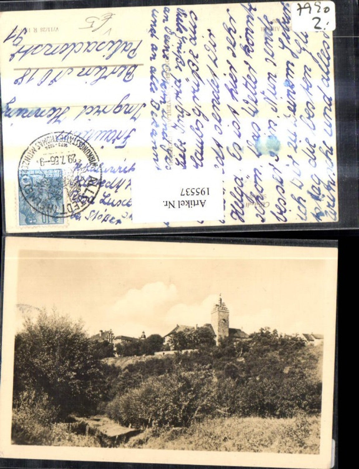195537, Allstedt Schloss pub Reichenbach