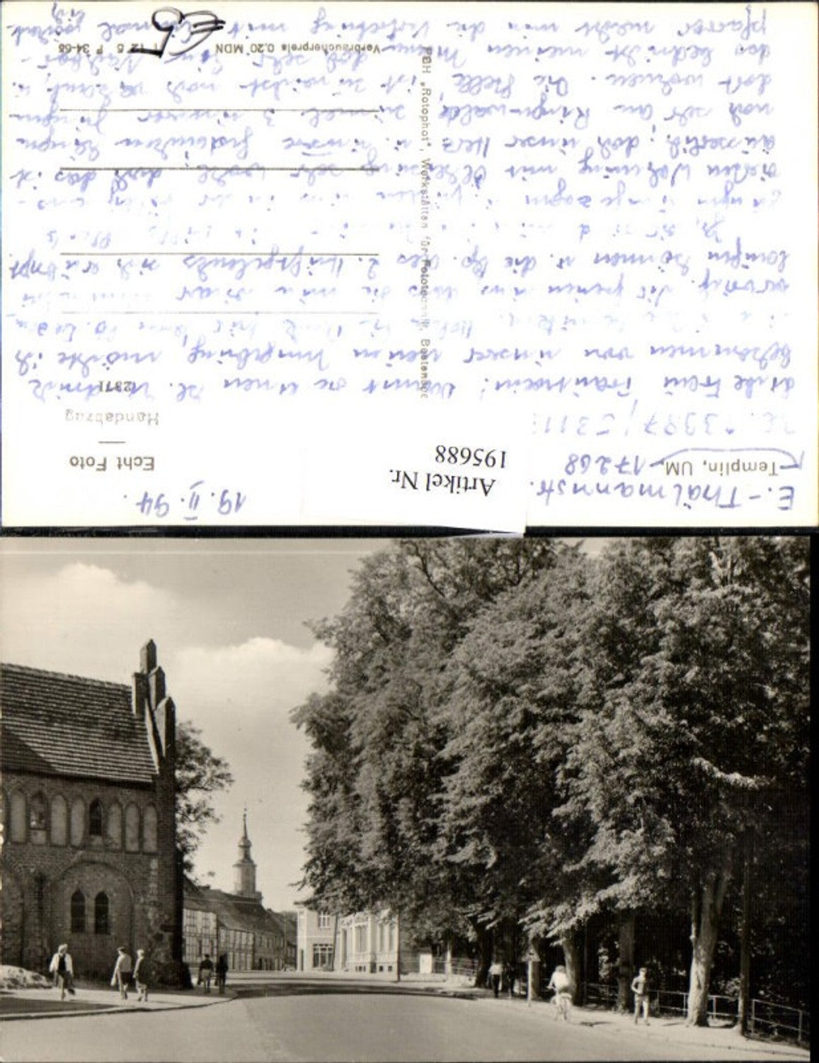 195688, Templin Uckermark E.-Thälmannstraße street view