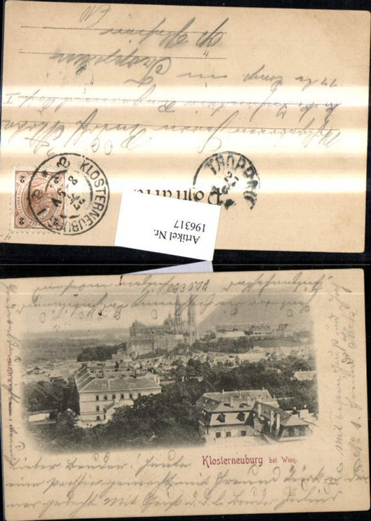 196317,Klosterneuburg b. Wien Teilansicht