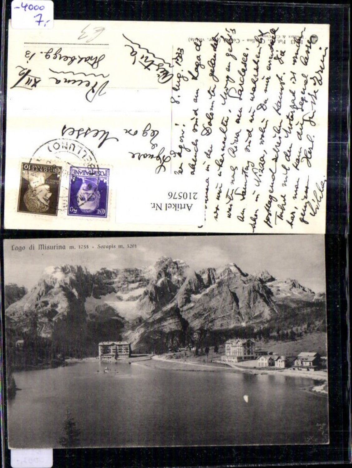 Alte Ansichtskarte – Old Postcard