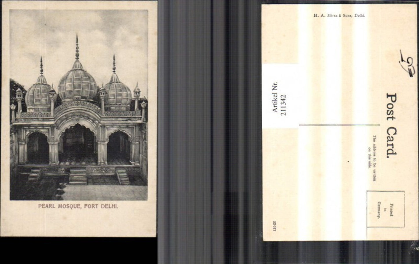 211342,Indien Fort Delhi Pearl Mosque