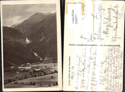 2000077, Krimml with waterfalls