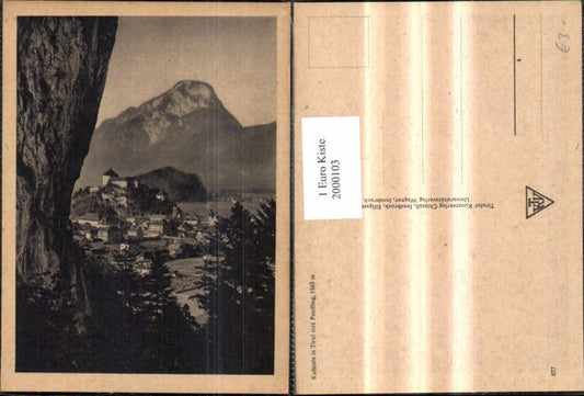 2000103, Kufstein partial view with Pendling