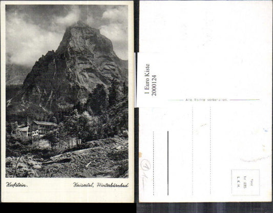 2000124, Kufstein Kaisertal Hinterbärnbad