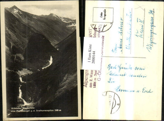 2000144, Krimml Waterfalls from Plattenkogel near Dreiherrenspitze