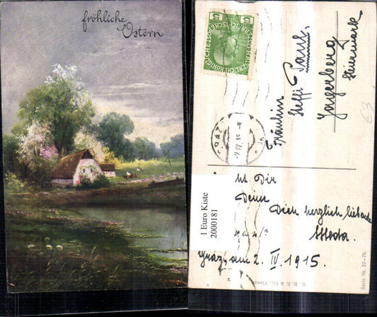2000181, Artist AK Happy Easter Landscape