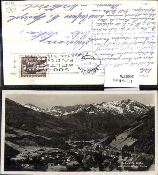 2000376, Badgastein Total with Radhausberg
