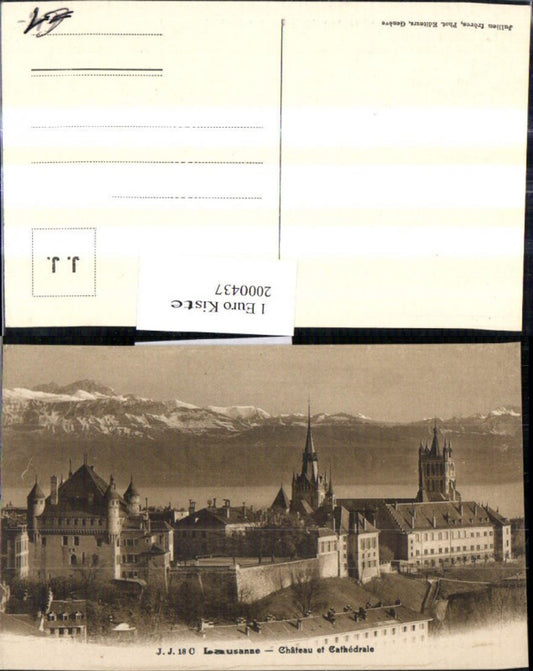 2000437, Lausanne Chateau et Cathedrale Schloss Kirche