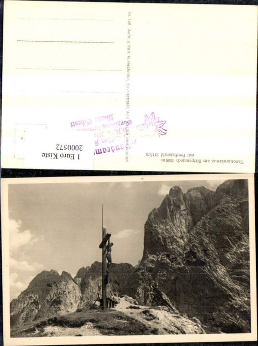 2000572, Tavonarokreuz a. Stripsenjoch m. Predigtstuhl summit cross