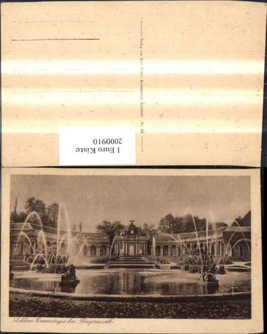 2000910, Hermitage Palace near Bayreuth Fountain