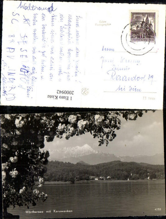 2000942, Wörthersee Lake with Karawanken section
