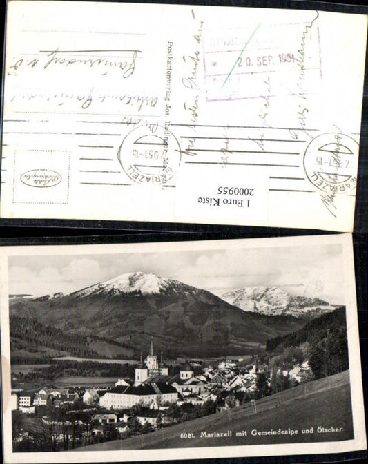 2000955, Mariazell Totale m. Gemeindealpe u. Ötscher