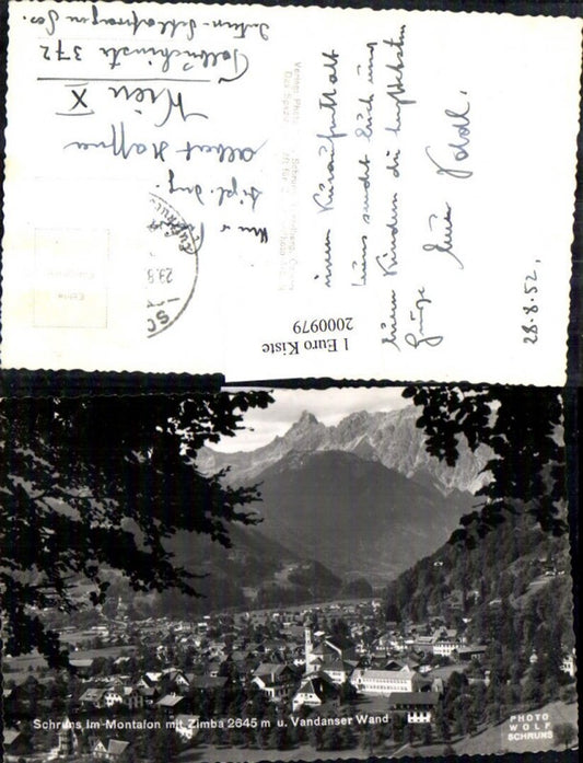 2000979, Schruns Totale im Montafon m. Zimba u. Vandanser Wand