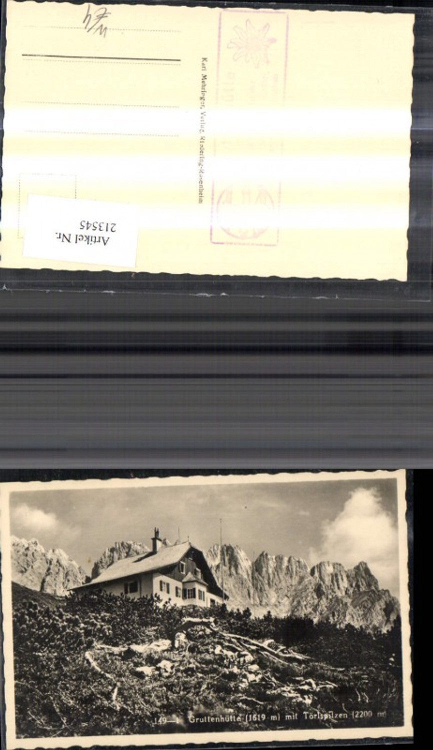 213545,Berghütte Gruttenhütte m. Törlspitzen Ellmau