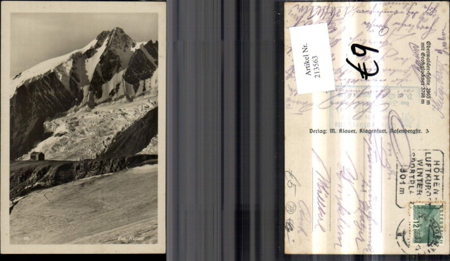 213563,Berghütte Oberwalder Hütte m Großglockner Heiligenblut