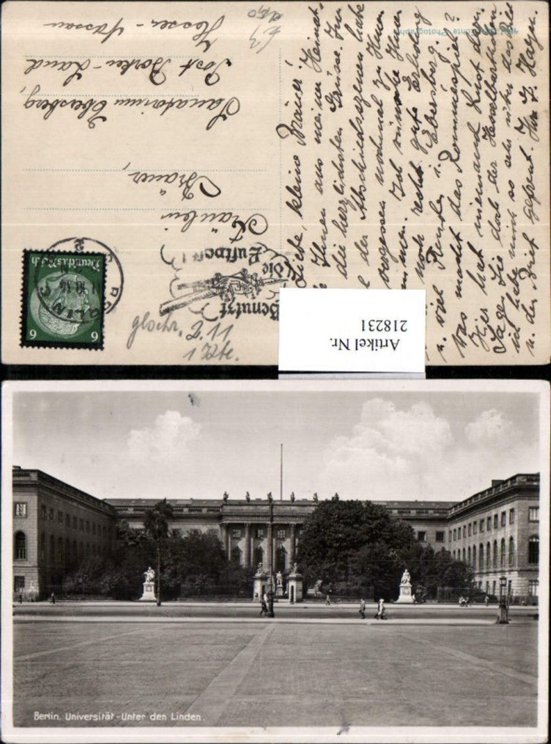 218231, Berlin University Unter den Linden