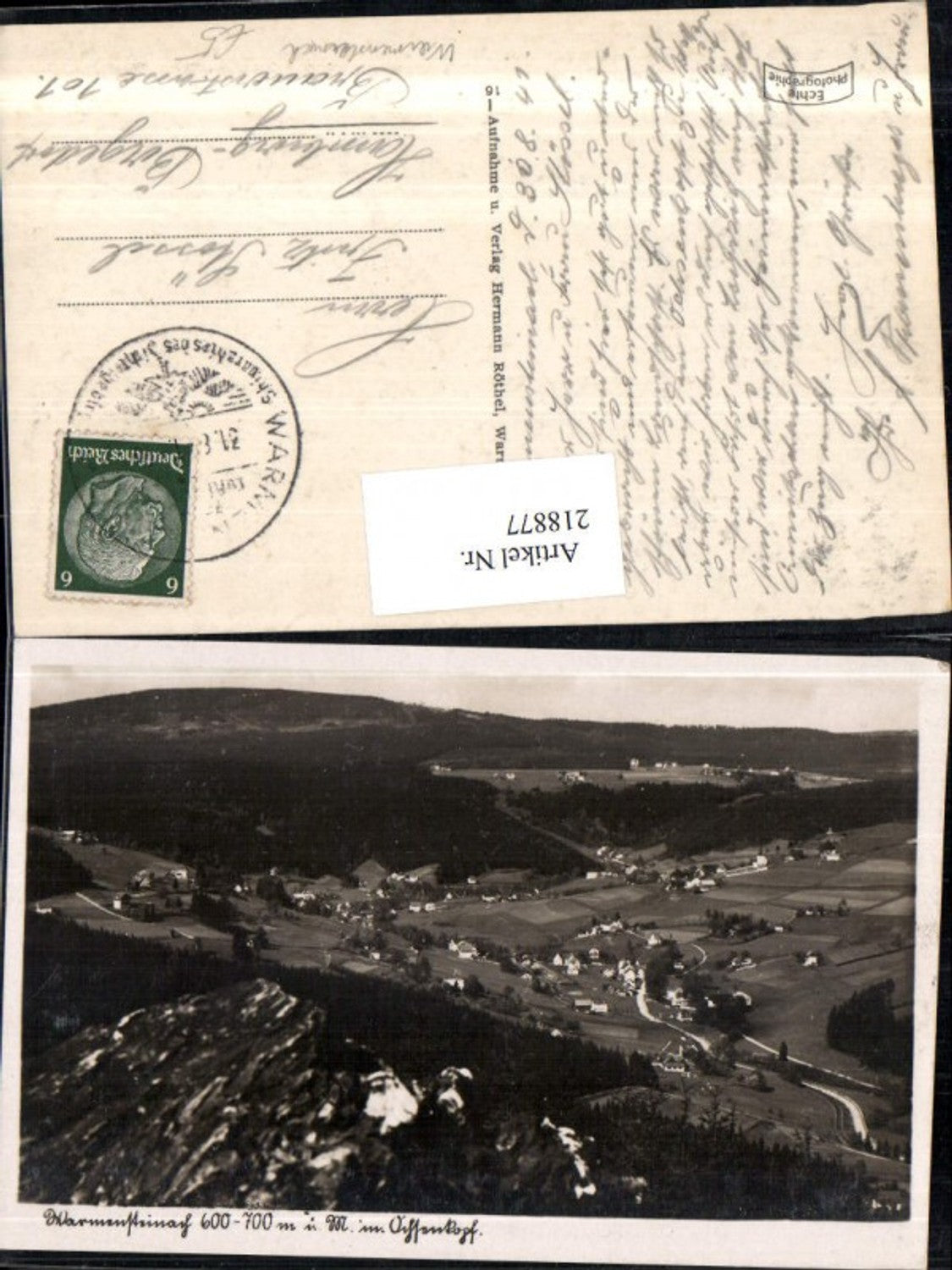 218877,Warmensteinach Totale m. Ochsenkopf