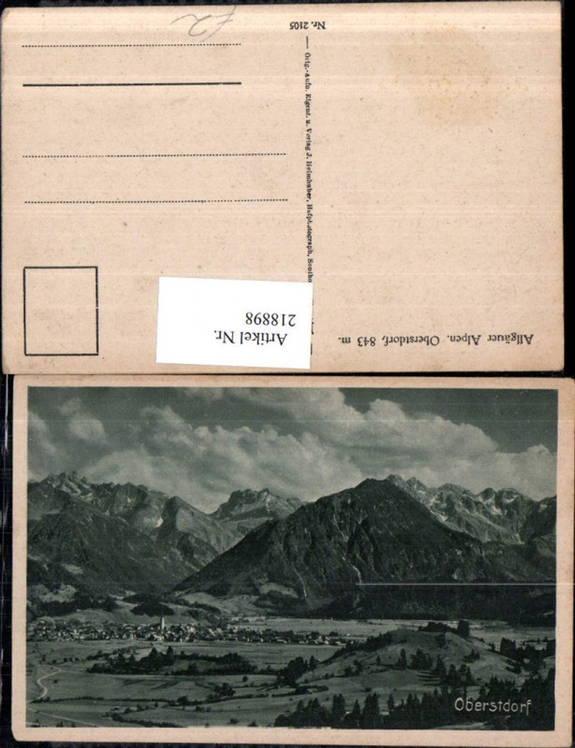 218898,Oberstdorf Totale Allgäuer Alpen