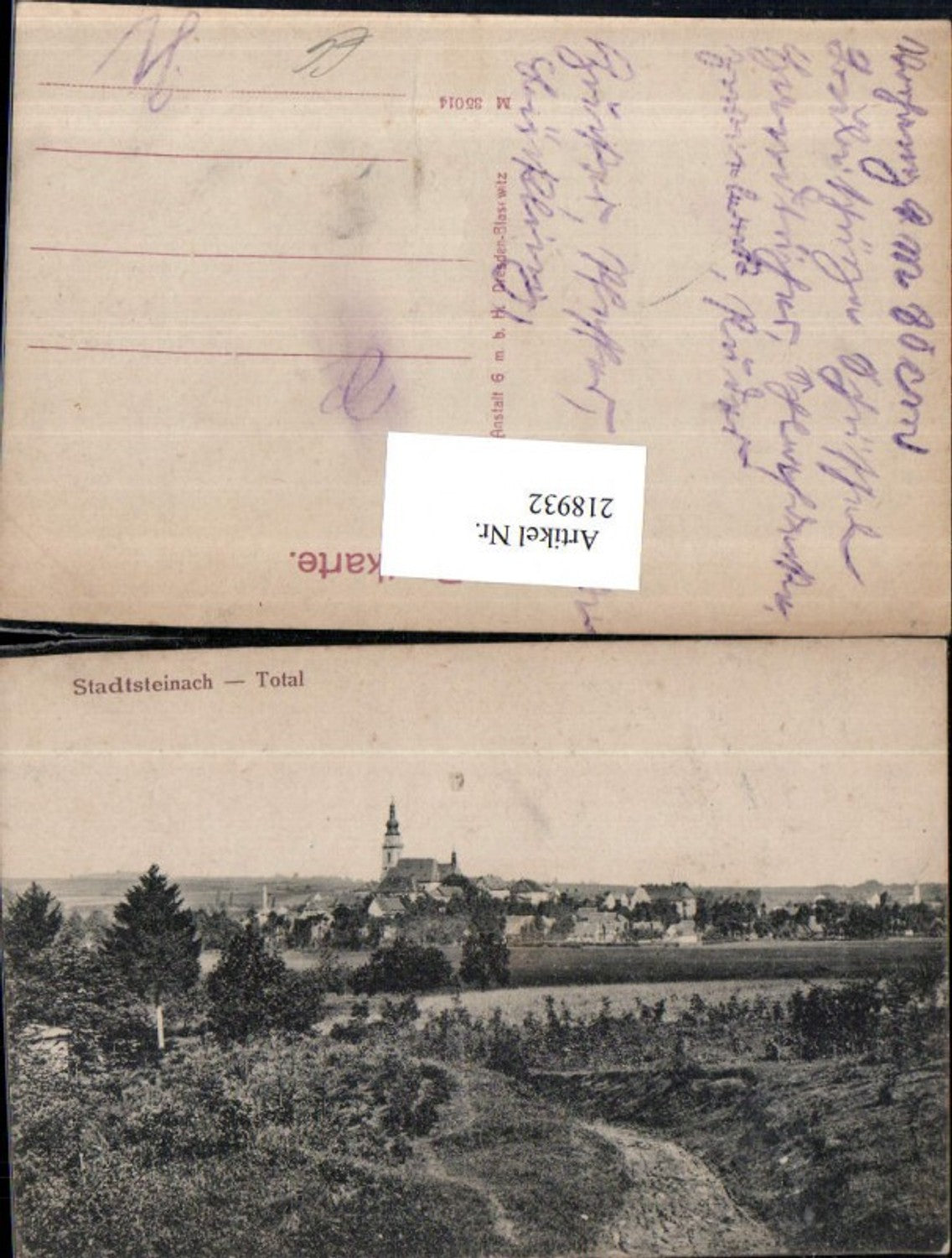 218932,Stadtsteinach Teilansicht