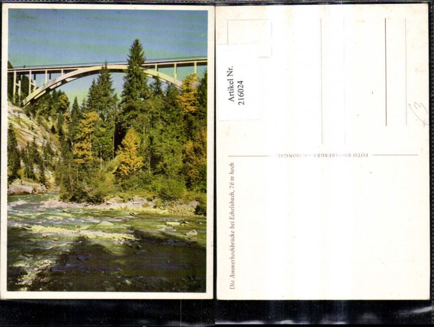 216024,Ammerhochbrücke b. Echelsbach Brücke