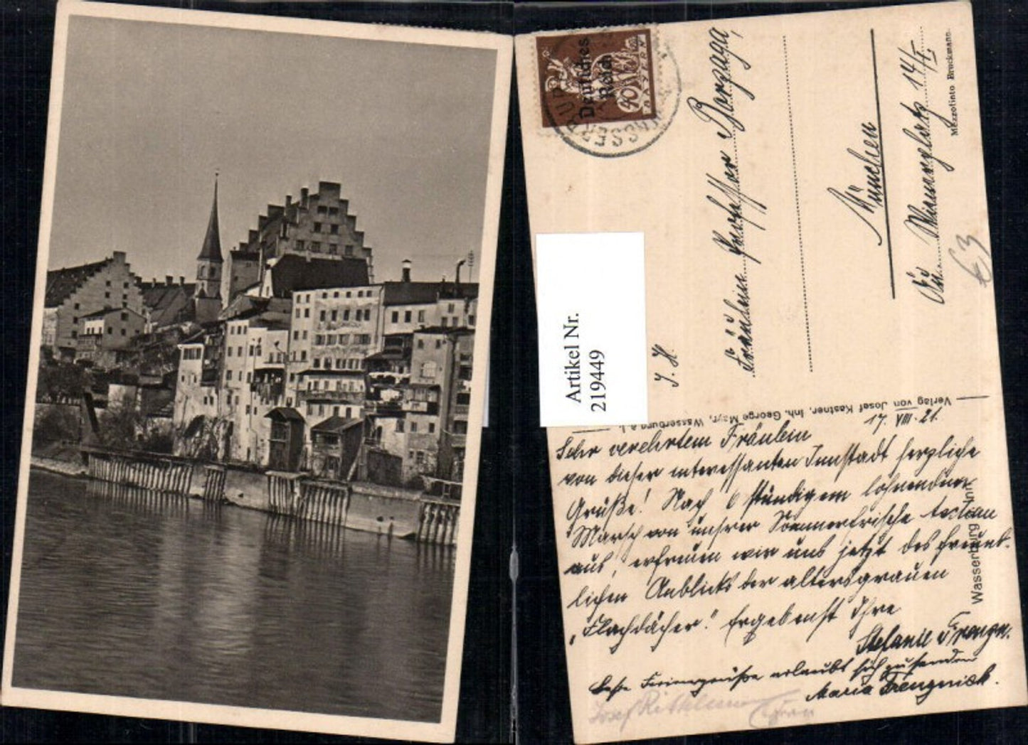 219449,Wasserburg a. Inn Teilansicht