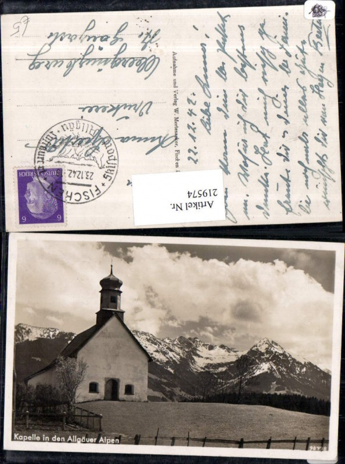219574,Kapelle i. d. Allgäuer Alpen