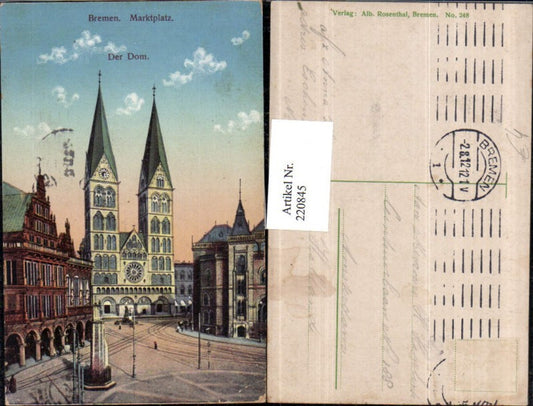 220845, Bremen Market Square The Cathedral Church