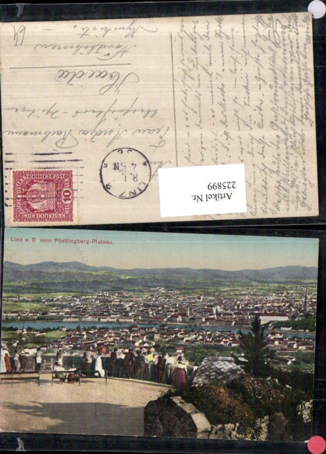 225899,Linz ad Donau Long shot from. Pöstlingberg Plateau