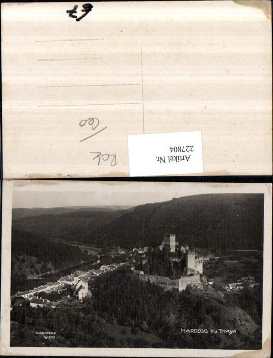 227804, Hardegg ad Thaya Totale with castle