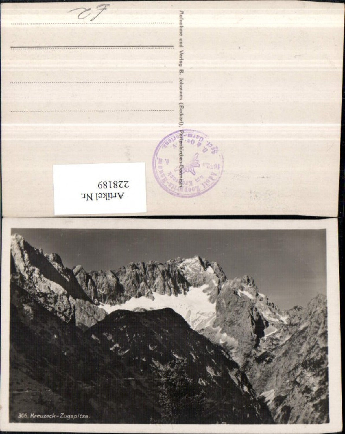 228189,Kreuzeck-Zugspitze Bergkulisse
