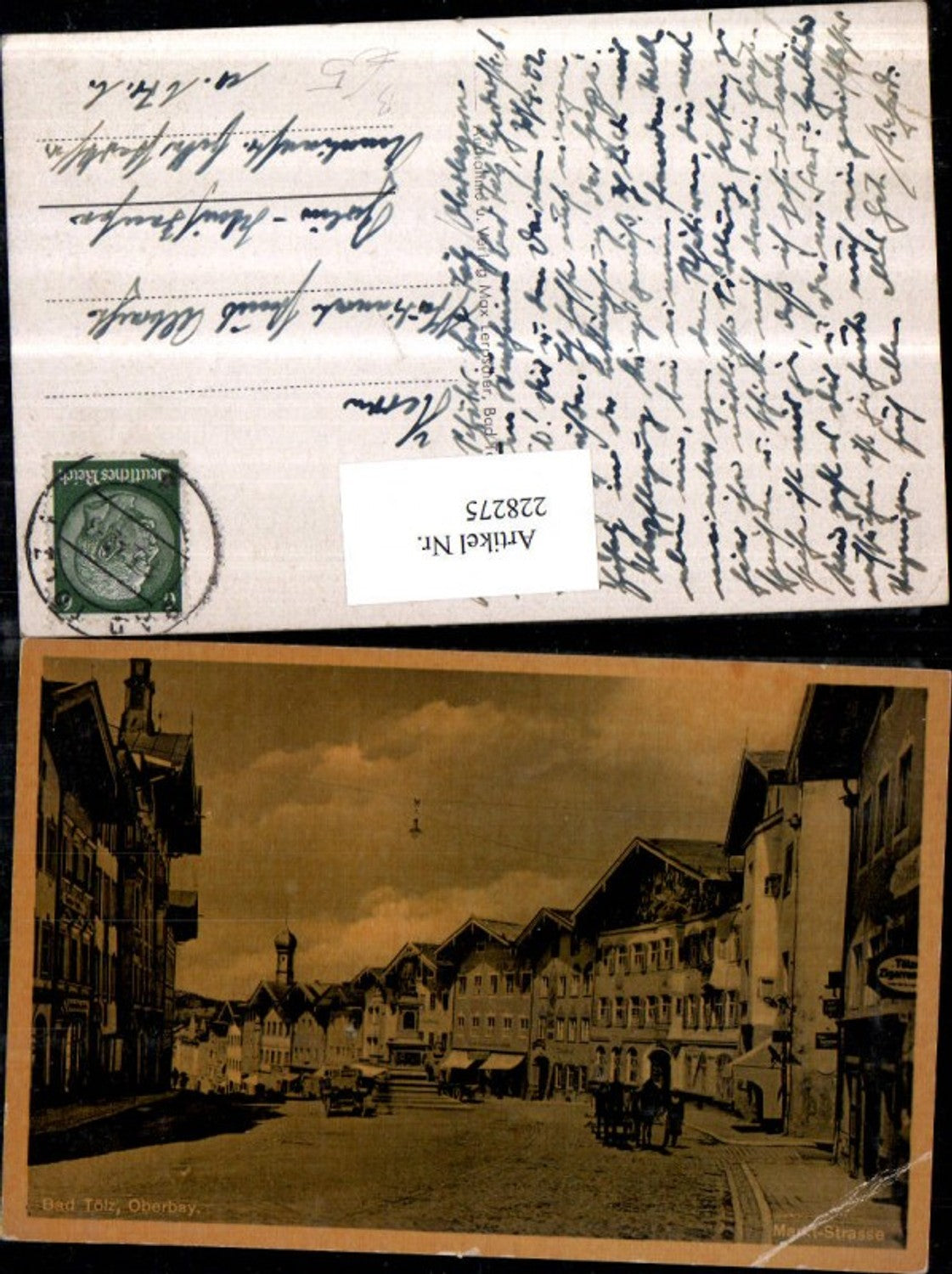 228275,Bad Tölz Marktstraße Straßenansicht Geschäfte