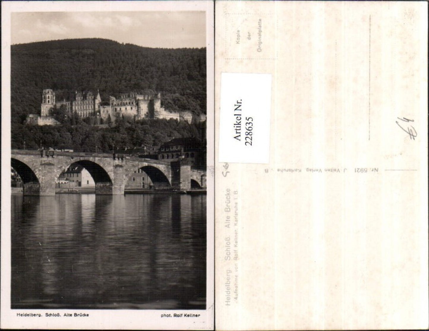 228635, Heidelberg Castle with Old Bridge