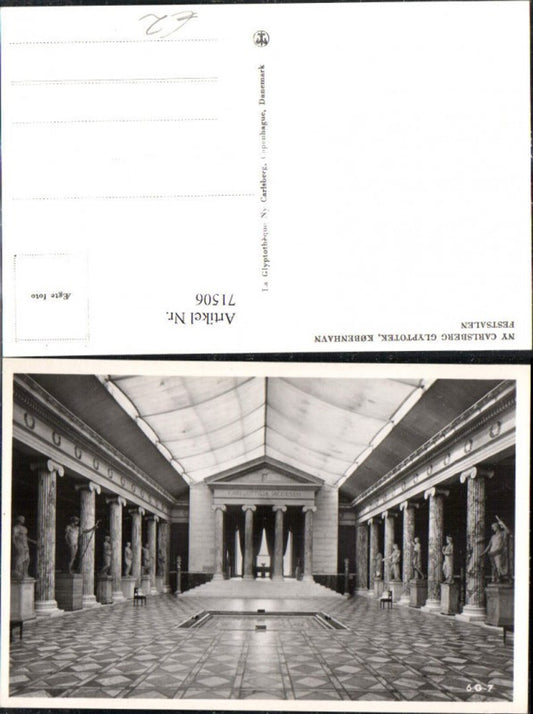 71506,Kobenhavn NY Carlsberg Glyptotek Festsalen Copenhagen