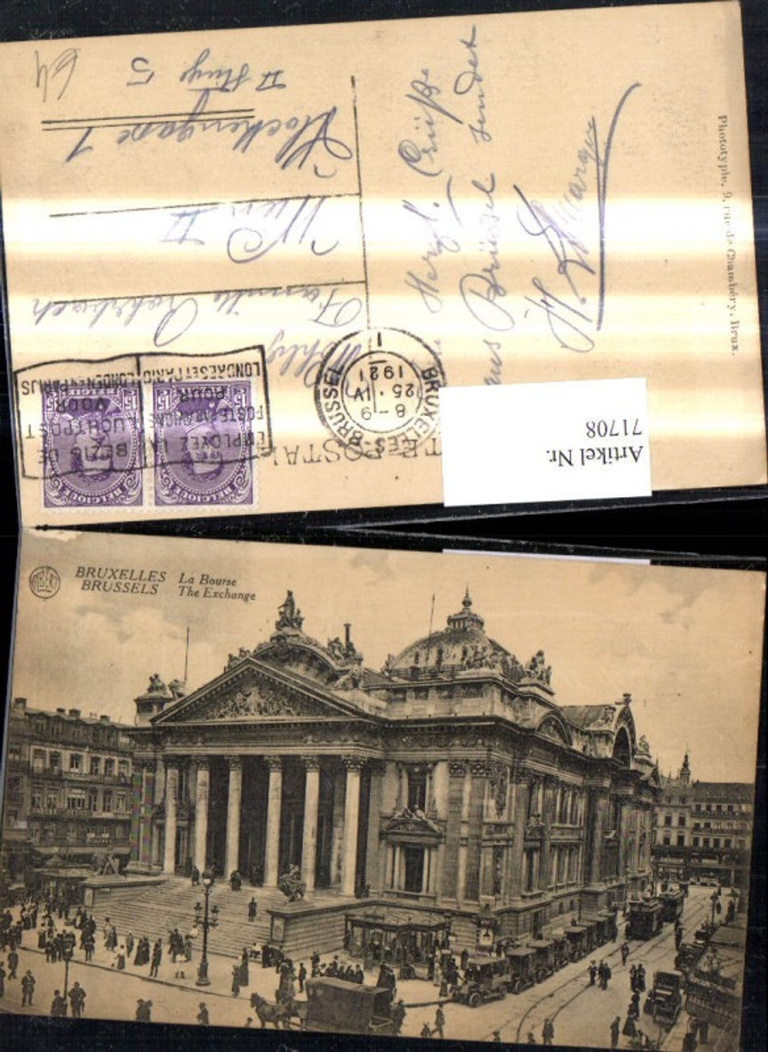 71708,Bruxelles La Bourse Brussels The Exchange Brussels
