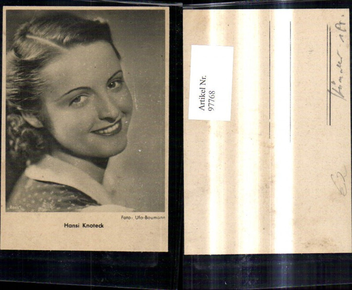 97768, Hansi Knoteck, actress, pub Ross