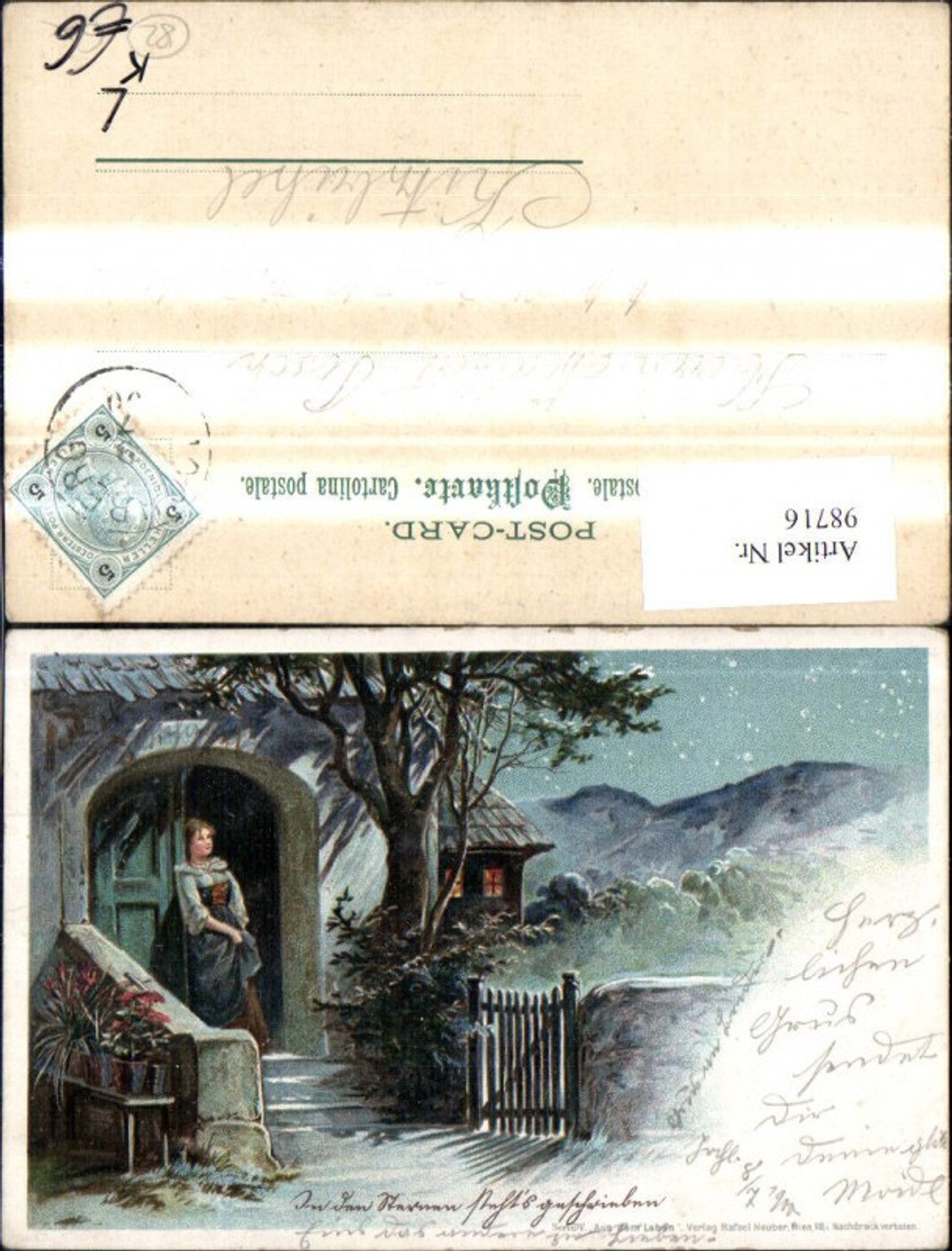 98716, Artist Lithographer E. Döcker Jr., Mrs. i. For