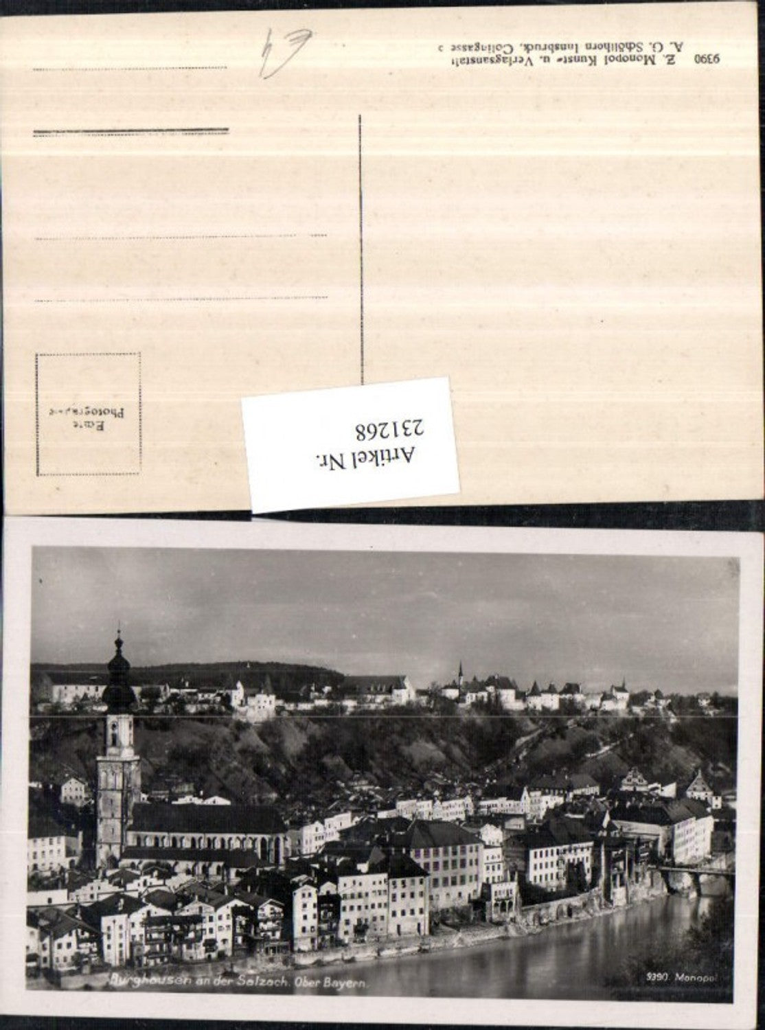 231268,Burghausen a. d. Salzach Teilansicht
