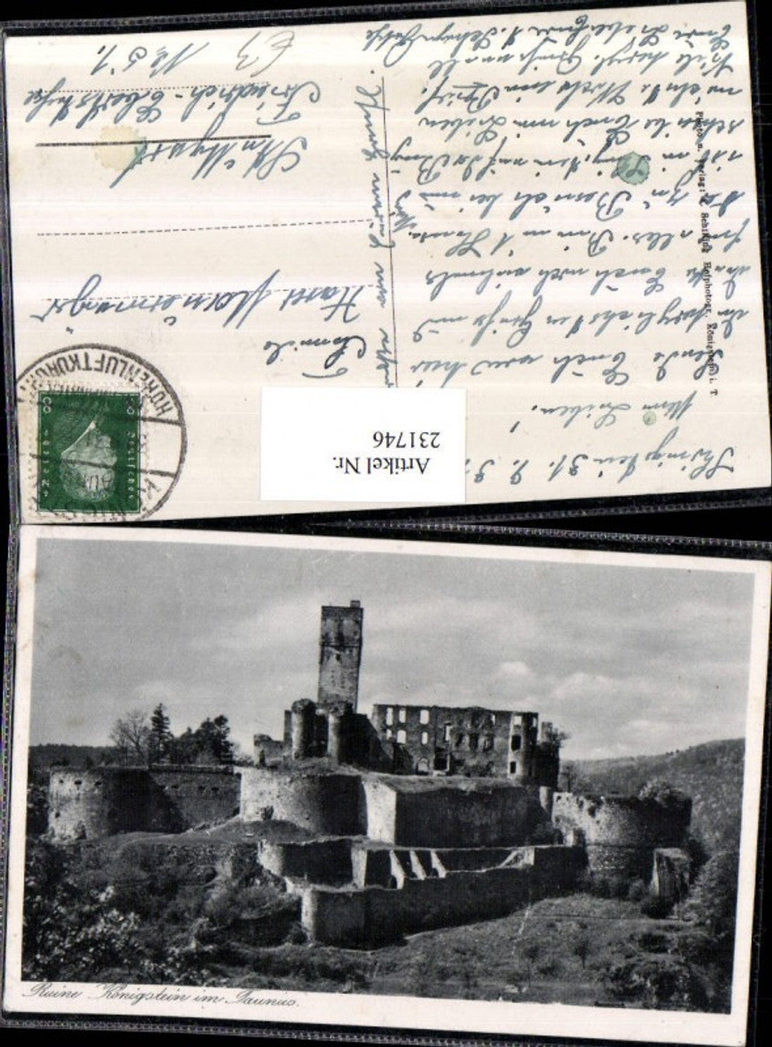 231746, Königstein Castle ruins in the Taunus 