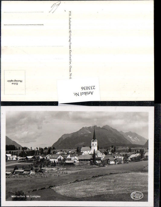 233036, Mariapfarr im Lungau long shot