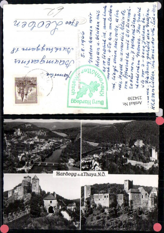 234230, Hardegg an d. Thaya Totale Castle multi-image map
