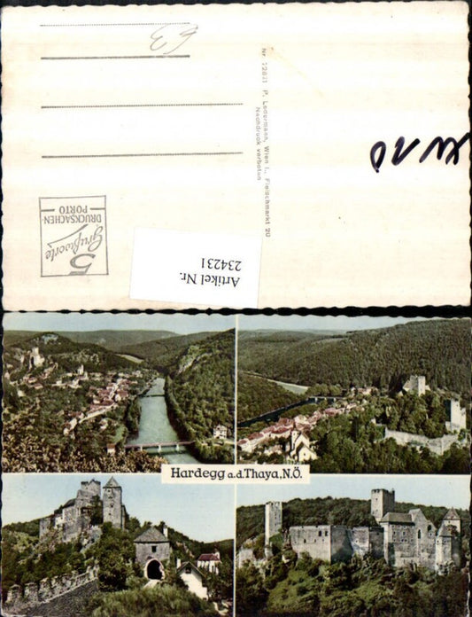 234231, Hardegg an d. Thaya Totale Castle multi-image map
