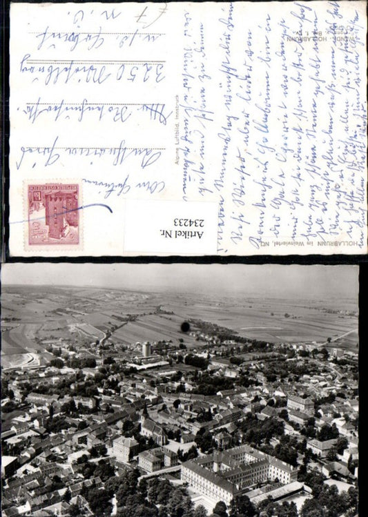 234233, Hollabrunn in the Weinviertel region, aerial view