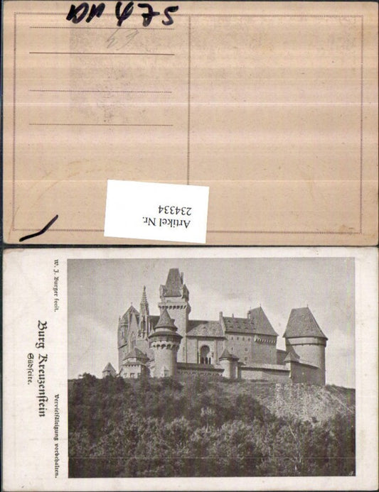 234334, Kreuzenstein Castle near Korneuburg, south side