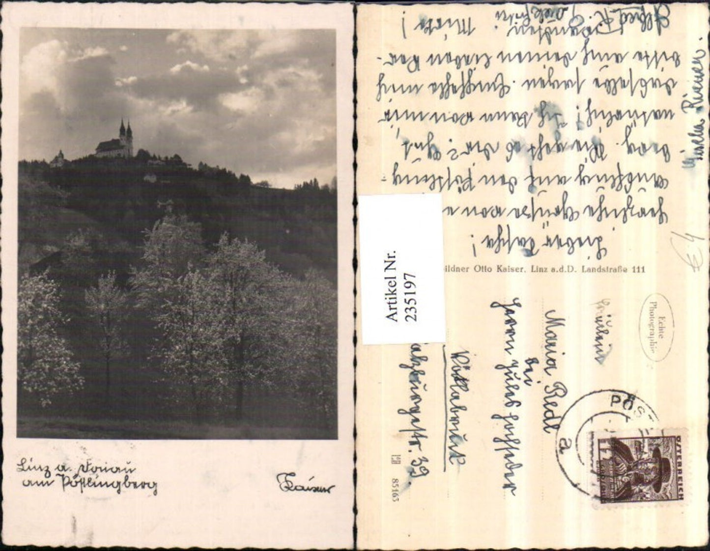 235197, Linz on the Danube, Pöstlingberg pub, Otto Kaiser