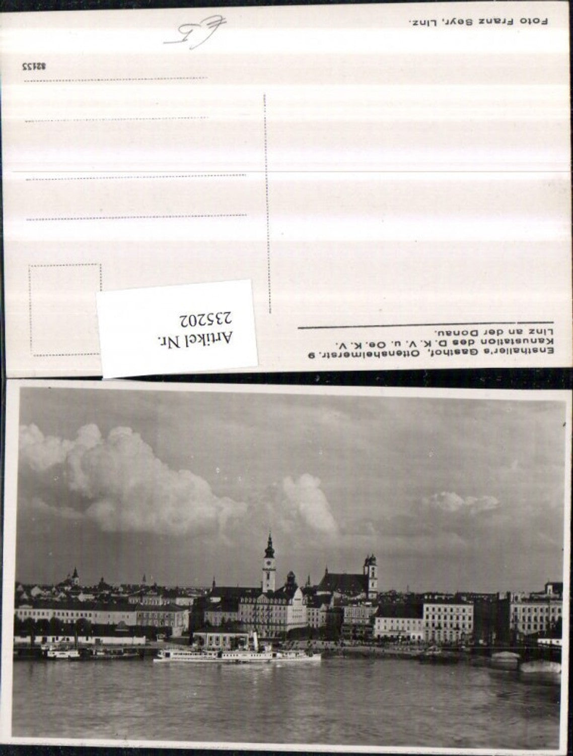 235202, Linz on the Danube, partial view