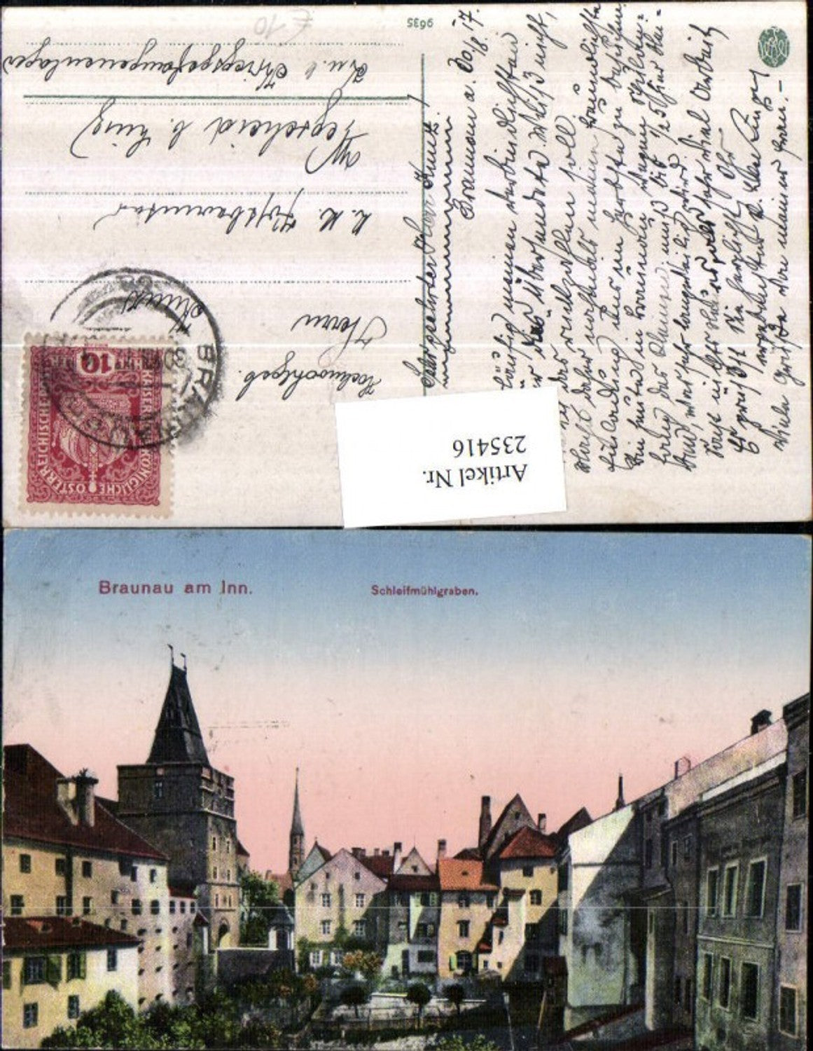 235416, Braunau am Inn Schleifmühlgraben view
