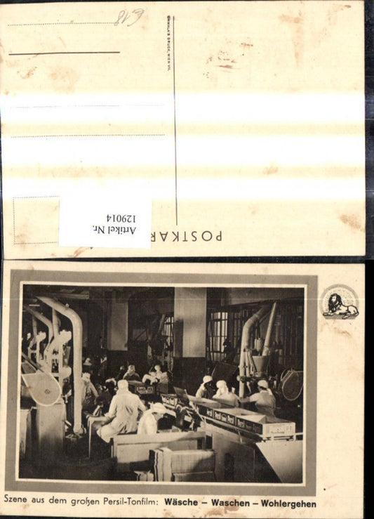 129014, Persil advertisement scene a. Sound film Laundry Washing Well-being Detergent Advertising
