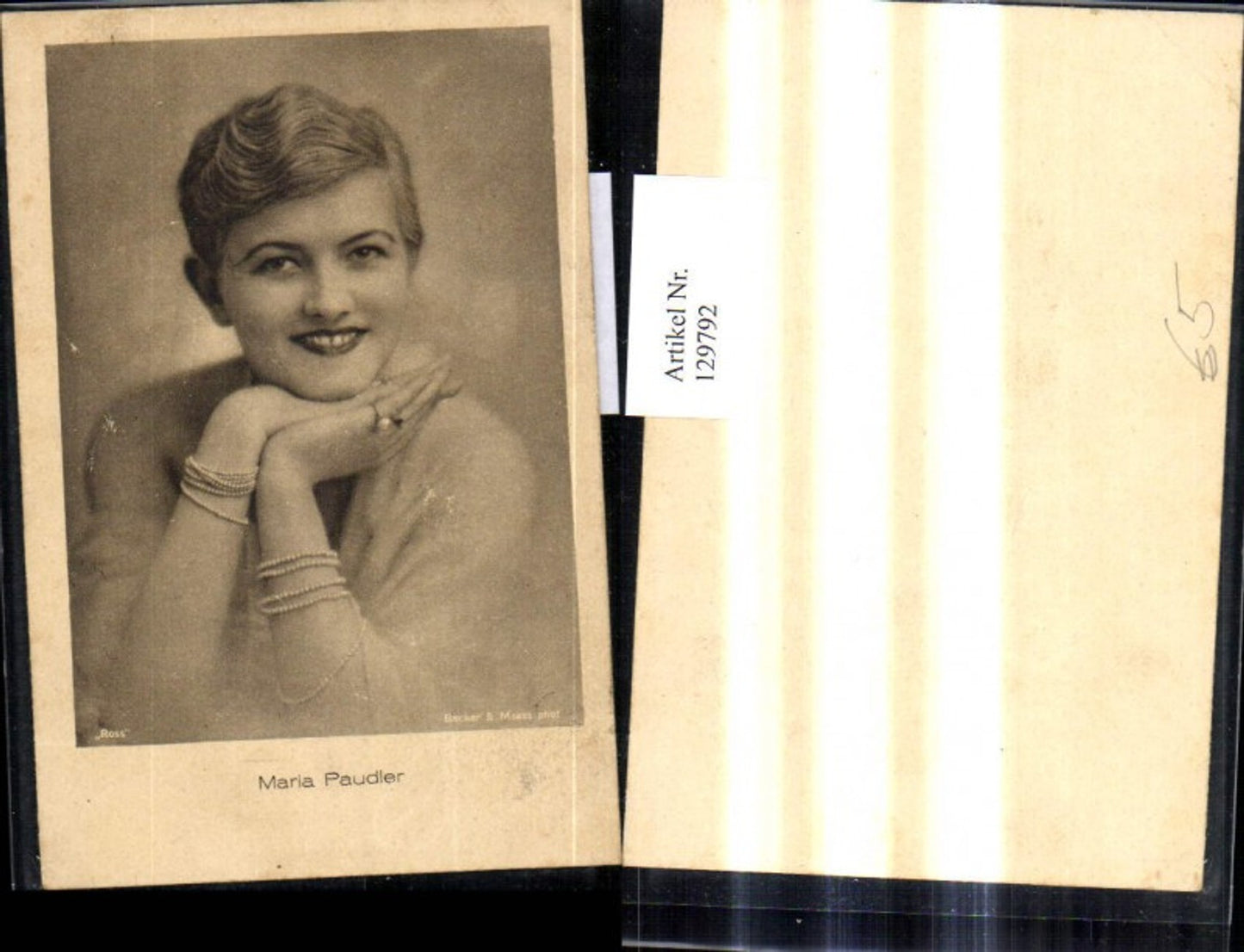 129792, Maria Paudler, actress, pub Ross