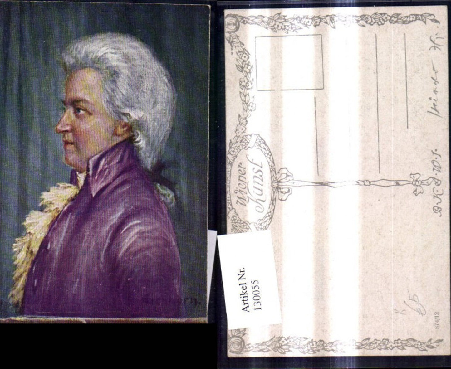 130055, Artist Ak Eichhorn Mozart Composer