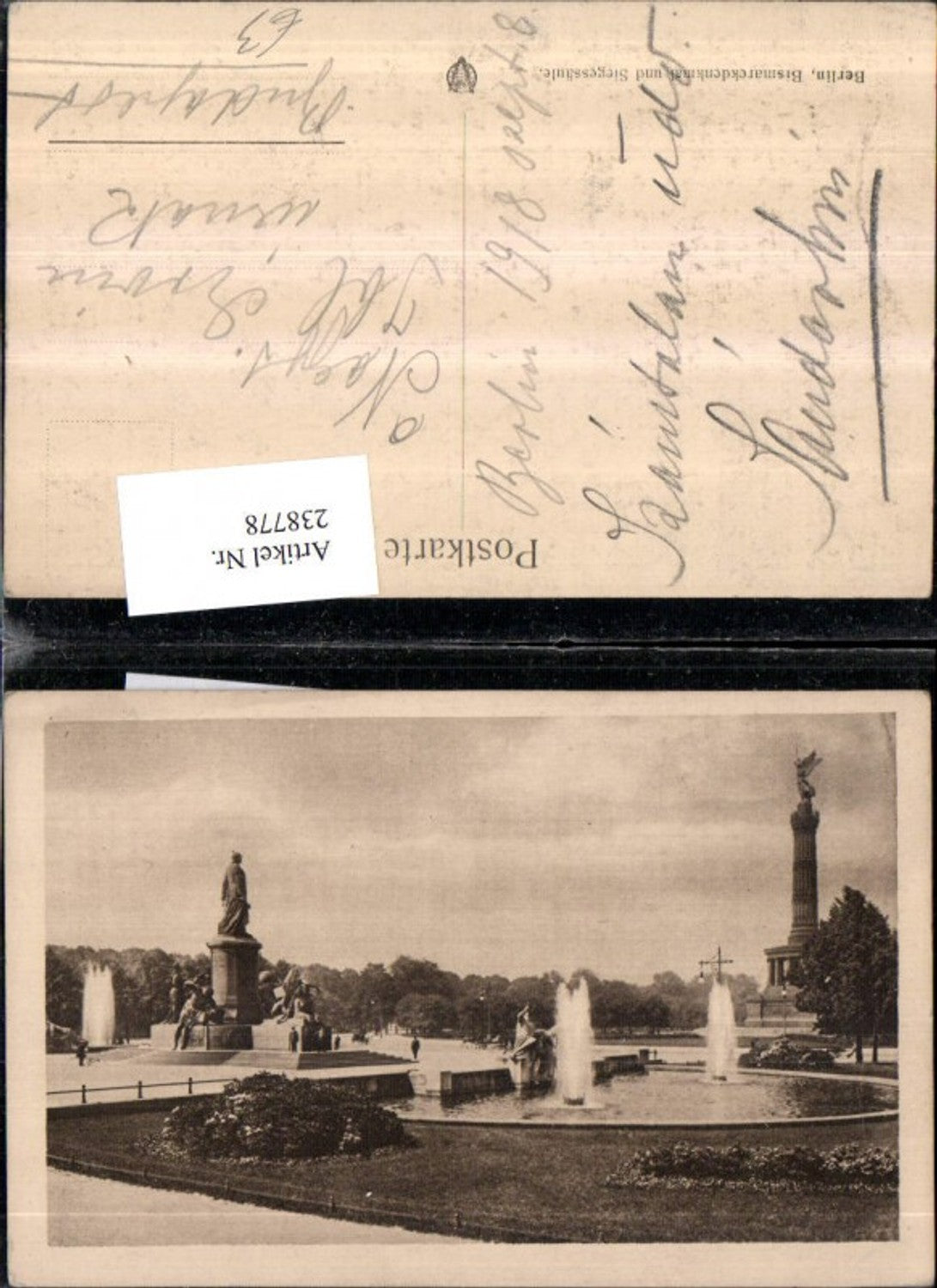 238778, Berlin Bismarck Monument and Victory Column